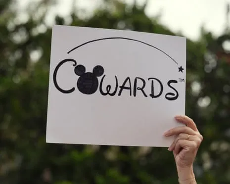 Numerous Protest In Front Of Disney Corporate Offices Concerning ‘Anti-Free Speech’ Jimmy Kimmel Cancellation
